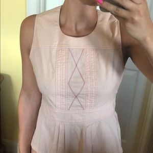 Pink Miu Miu lightweight cotton top